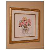 Charming Pink Bouquet Still Life Print