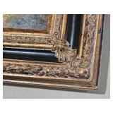 Italian Courtyard Arch Oil Print