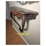 Vintage Louis XVI Ornate Wall Table