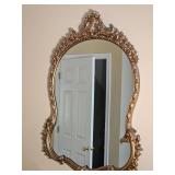 Gilt Louis XVI Rococo Wall Mirror