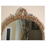Gilt Louis XVI Rococo Wall Mirror