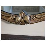 Gilt Louis XVI Rococo Wall Mirror