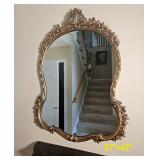 Gilt Louis XVI Rococo Wall Mirror