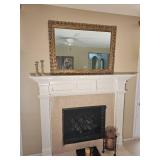 Stunning Rococo Gilt Mantel Mirror