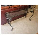 Scrolled Frame Sofa Table