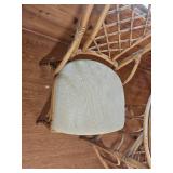 Handsome Rattan Bistro Table & Chairs