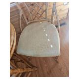 Handsome Rattan Bistro Table & Chairs