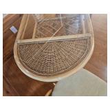 Handsome Rattan Bistro Table & Chairs