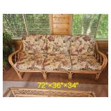 Braxton Culler Edgewater Rattan Sofa
