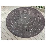 Cast Aluminum Peacock Bistro Table