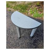 Rugged Office Cresent Table