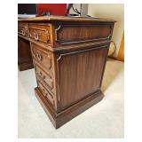 Antique R-Way Heritage Double Pedestal Desk