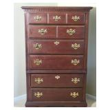 Elegant Mahogany 6-Drawer High-Boy Dresser