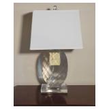 Ralph Lauren Home Stunning Crystal Teardrop Table Lamp - A