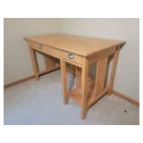 Chic Modern Blonde Writing  Desk