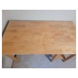 Chic Modern Blonde Writing  Desk