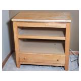 Chic Modern Blonde Bedside Table