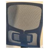 Modern Ergonomic Rolling Office Chair - Black