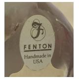 Adorable Fenton Fine Crystal Teddy Bear Figurine Pair