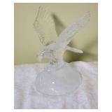 Stunning Fine Crystal Statuette - American Eagle