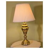 Handsome Footed Urn Table Lamp Polished Brass