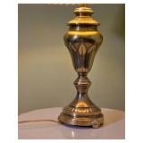 Handsome Footed Urn Table Lamp Polished Brass