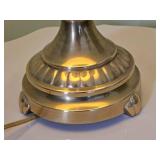 Handsome Footed Urn Table Lamp Polished Brass