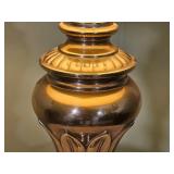 Handsome Footed Urn Table Lamp Polished Brass