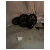 Sturdy Bench Press, Weights, & EZ-Bar