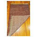 Vintage Rug in Red, Tan and Cream