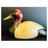 Large Wooden Duck by Big Sky Boseman, Montana USA Carvers / Carved Duck Decoy