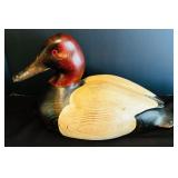 Large Wooden Duck by Big Sky Boseman, Montana USA Carvers / Carved Duck Decoy