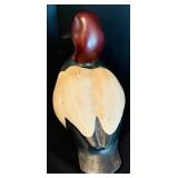 Large Wooden Duck by Big Sky Boseman, Montana USA Carvers / Carved Duck Decoy