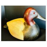 Large Wooden Duck by Big Sky Boseman, Montana USA Carvers / Carved Duck Decoy