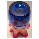 Brilliant Murano Barbini Art Glass Vase