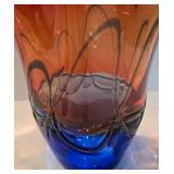Brilliant Murano Barbini Art Glass Vase