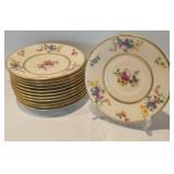 Rare Coxon Belleek China Dinnerware Grouping
