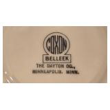 Rare Coxon Belleek China Dinnerware Grouping