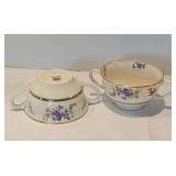 Rare Coxon Belleek China Dinnerware Grouping