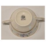 Rare Coxon Belleek China Dinnerware Grouping