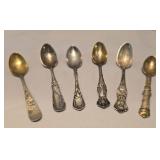 Collection of Vintage Sterling Silver Spoons