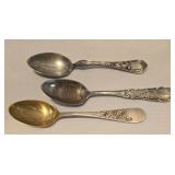 Collection of Vintage Sterling Silver Spoons