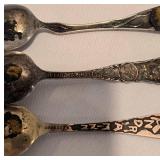 Collection of Vintage Sterling Silver Spoons