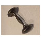 Pair of Sweet Vintage Sterling Silver Barbell Rattles