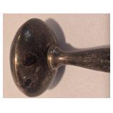 Pair of Sweet Vintage Sterling Silver Barbell Rattles