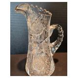 Stunning Vintage American Brilliant Pitcher