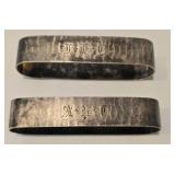 Diverse Selection of Vintage Sterling Silver Napkin Rings