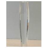 Remarkable Crystal Stemware Grouping including Pair of Anne Hutte Cranberry Wine Glasses