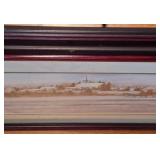 Signed Limited Edition M. Casper Lithograph, "Dashing Through the Snow"