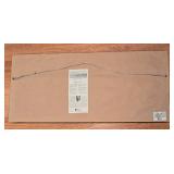 Signed Limited Edition M. Casper Lithograph, "Dashing Through the Snow"